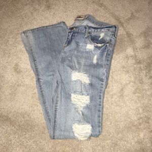 🎄 Hollister Venice Boot Ripped Jeans